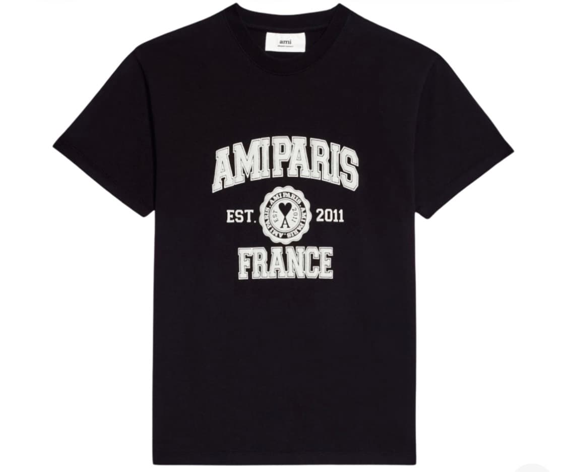 아미 프랑스 파리 티셔츠 블랙 L 상품이미지1