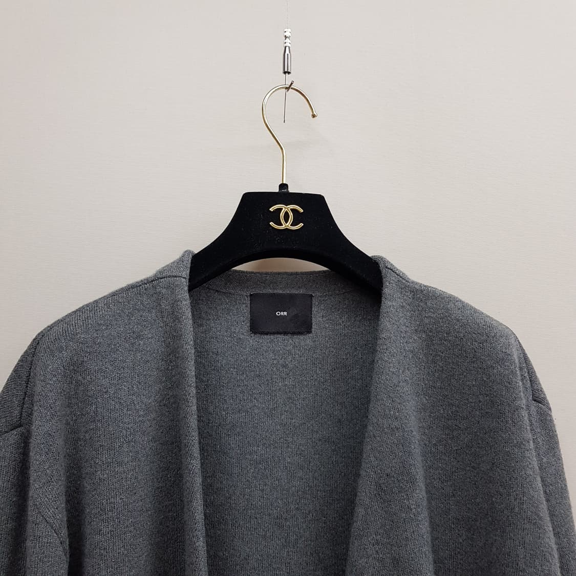 오르 ORR 울 100% 오픈 니트 가디건 M사이즈 상품이미지2