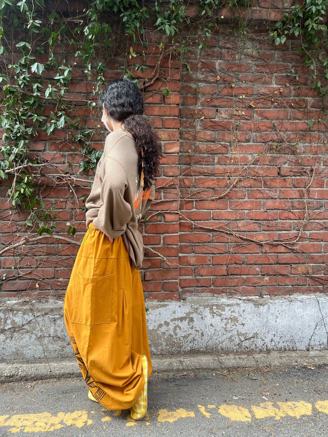 히피 에스닉 문양 벌룬 와이드 팬츠 상품이미지6