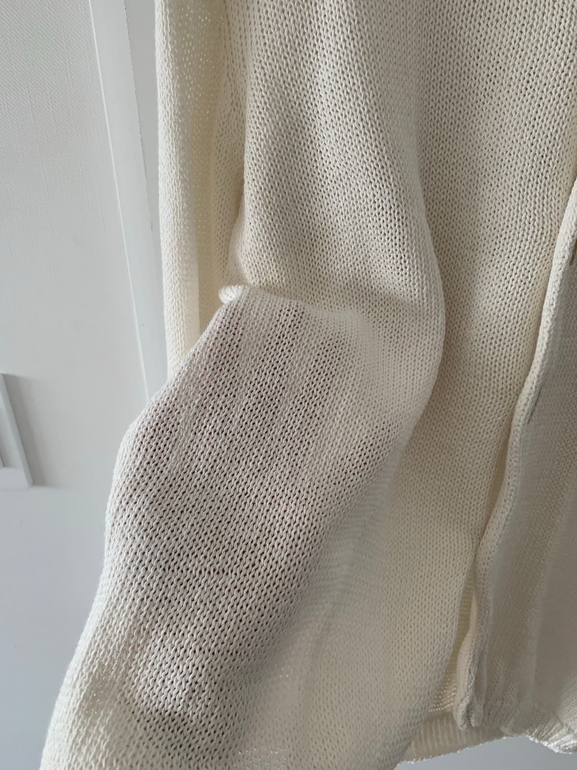 아이보리 하이넥 가디건 상품이미지4