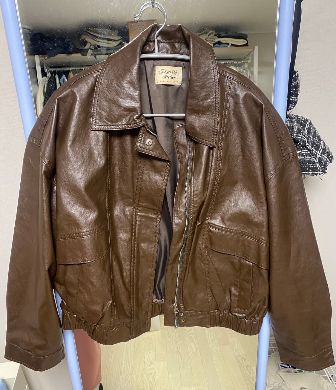 반원 아틀리에 레더자켓 상품이미지1