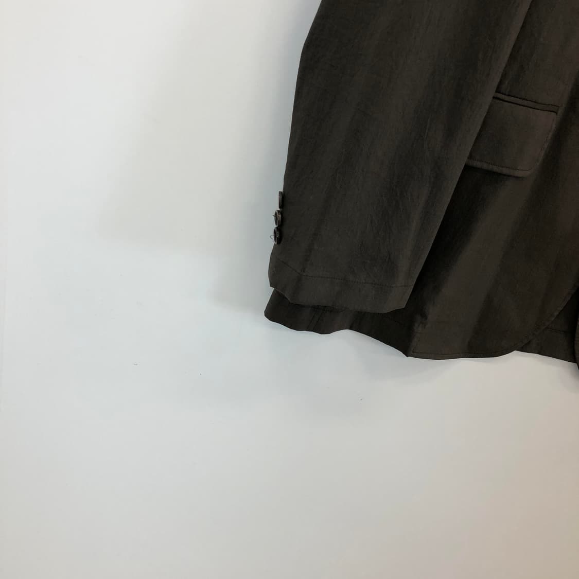 헨리코튼 린넨혼방 클래식핏자켓 110 더스티카키 상품이미지2