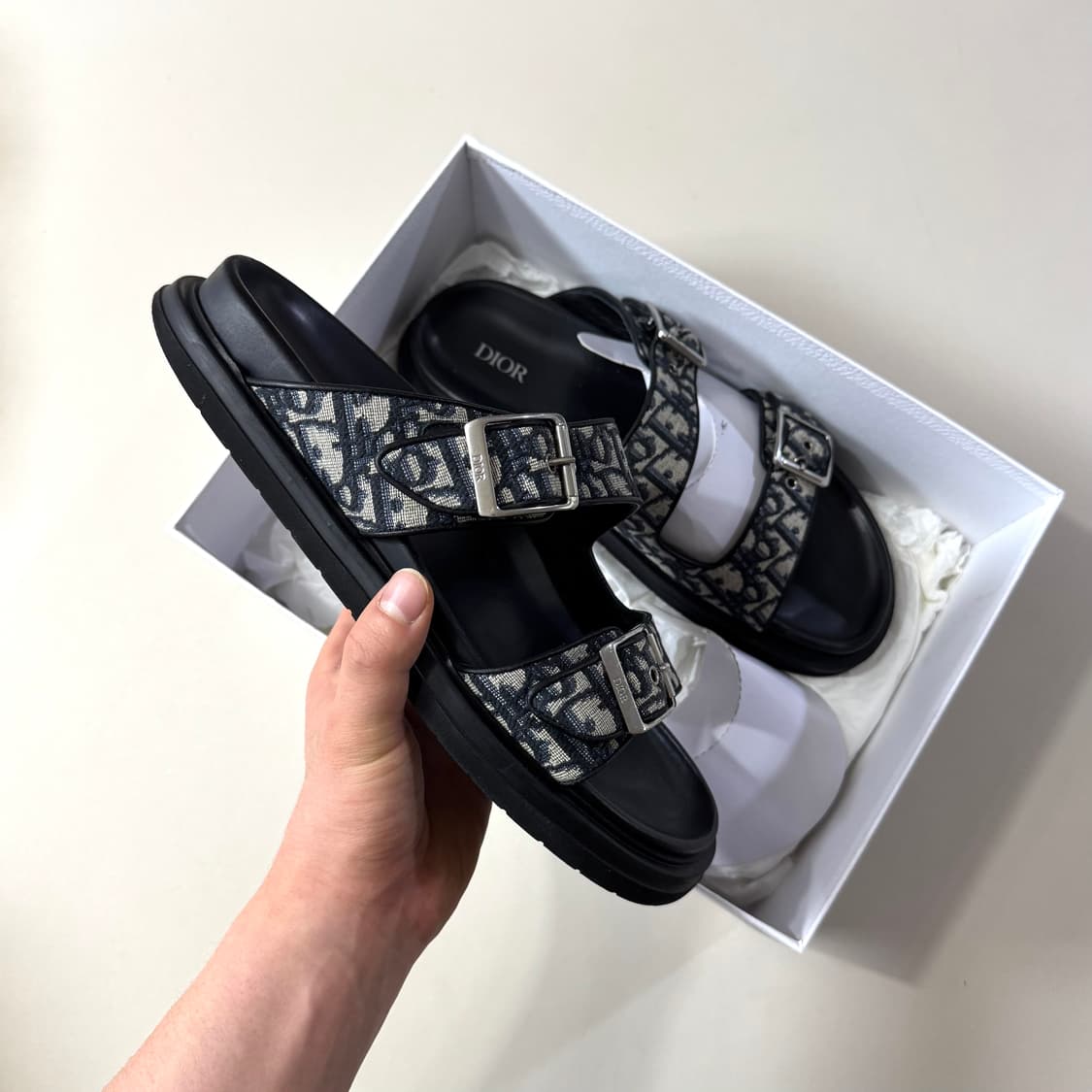 [42/당일출고]디올 오블리크 아쿠아 샌들 / 슬리퍼 상품이미지4