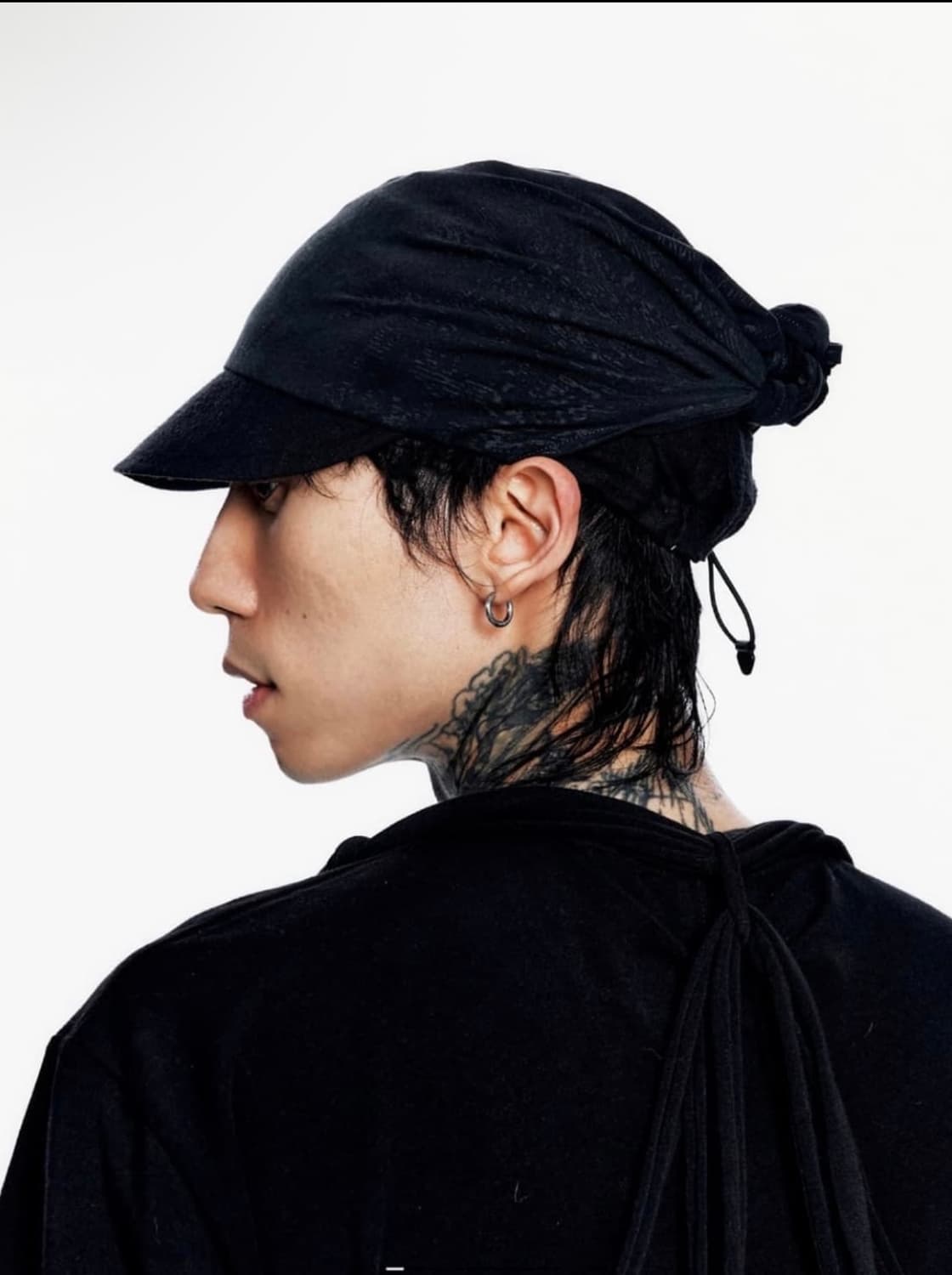 혜인서 레이어드 스카프캡 Layered Scarf Cap 상품이미지1