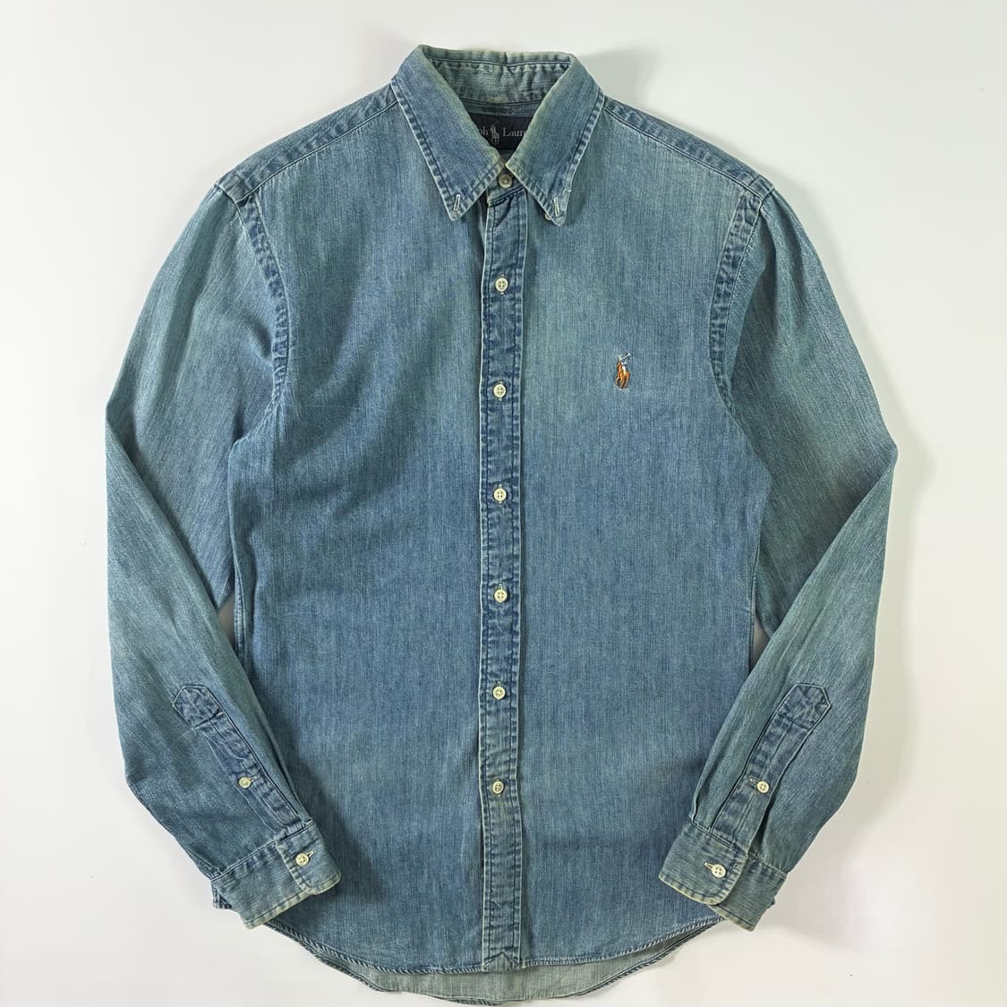 Polo  폴로 랄프로렌 자수 코튼 샴브레이 셔츠  상품이미지1