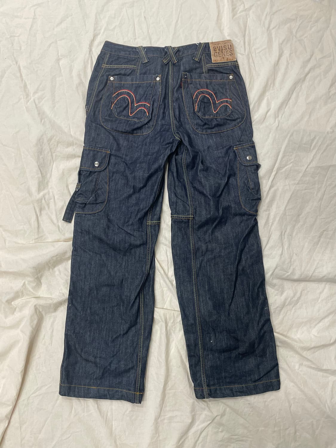 에비수 와이드 카고 팬츠 상품이미지1