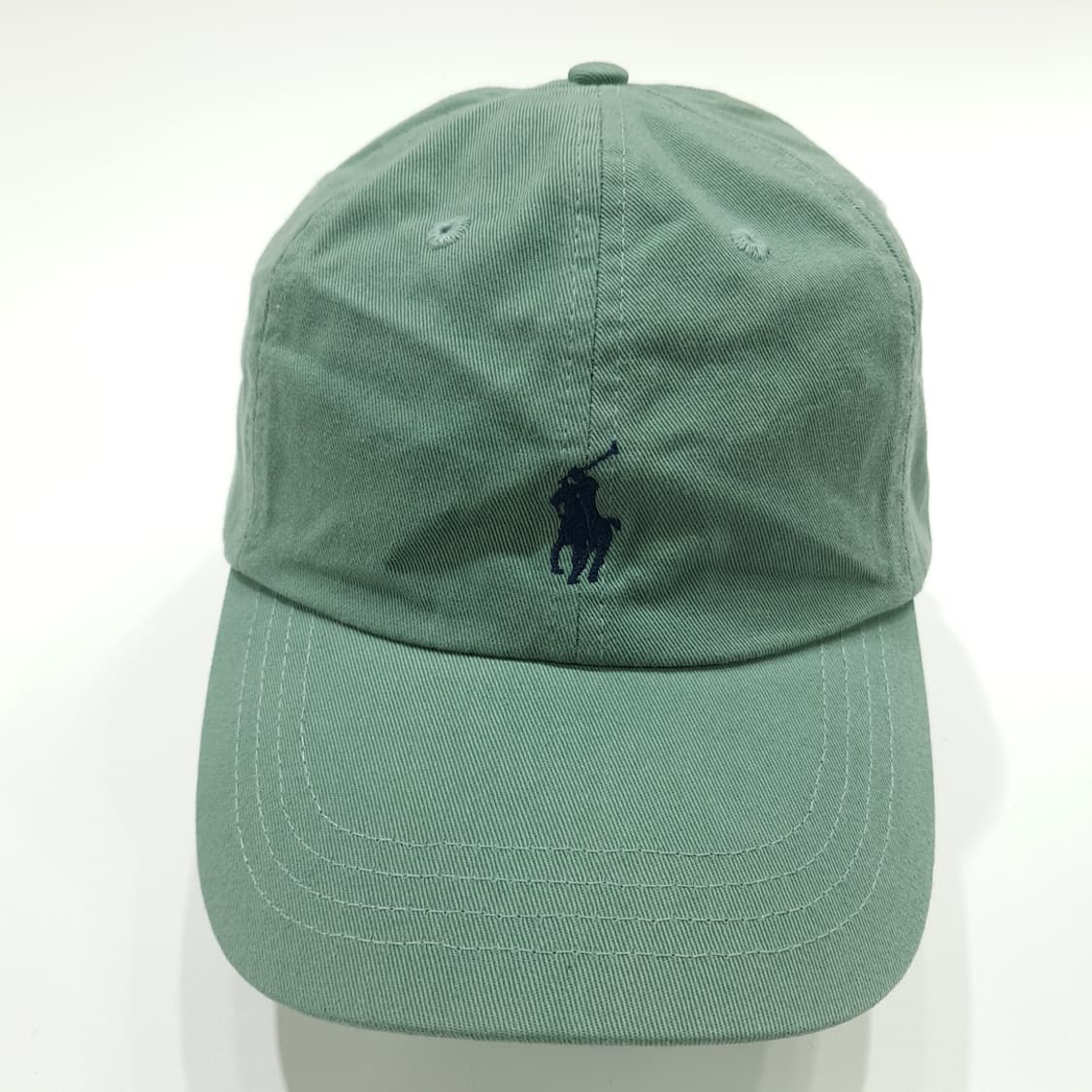 CN873 폴로 랄프로렌 에메랄드그린 블랙 자수 볼캡 모자 상품이미지3