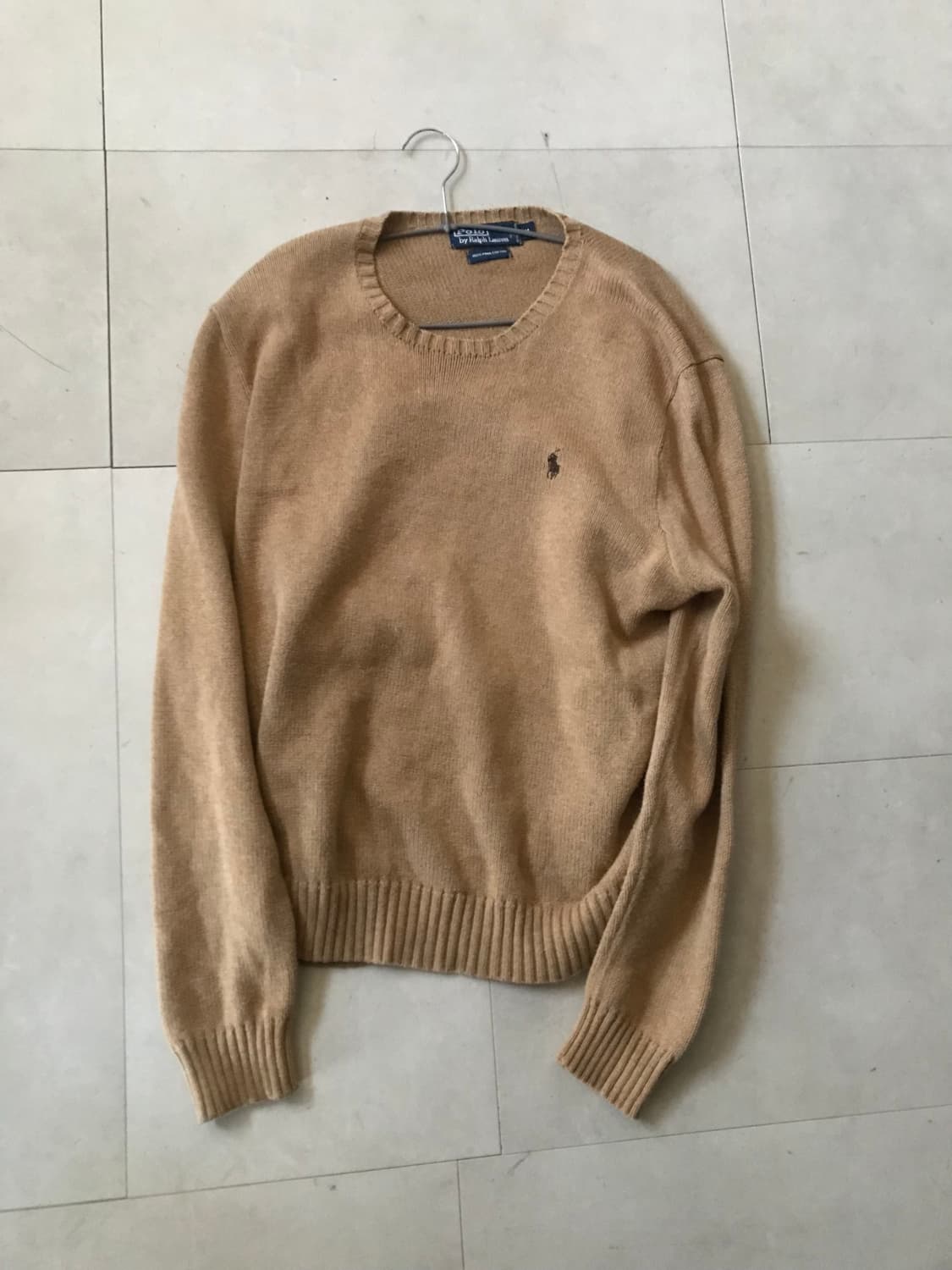폴로 베이지 니트 상품이미지7