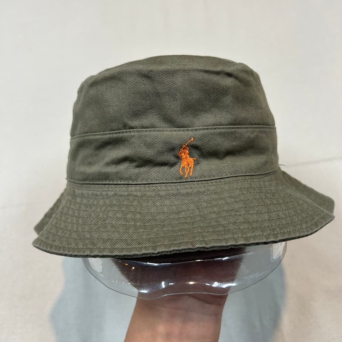 폴로 랄프로렌 올리브 카키 버킷햇 벙거지 모자 상품이미지2