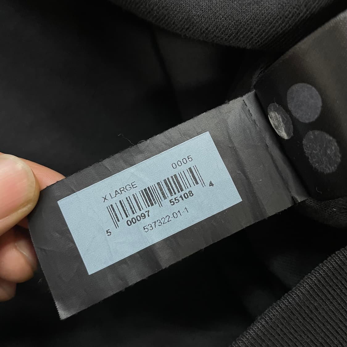 이지 x 갭 YZY 익스클루시브 후드 집업 블랙 상품이미지5