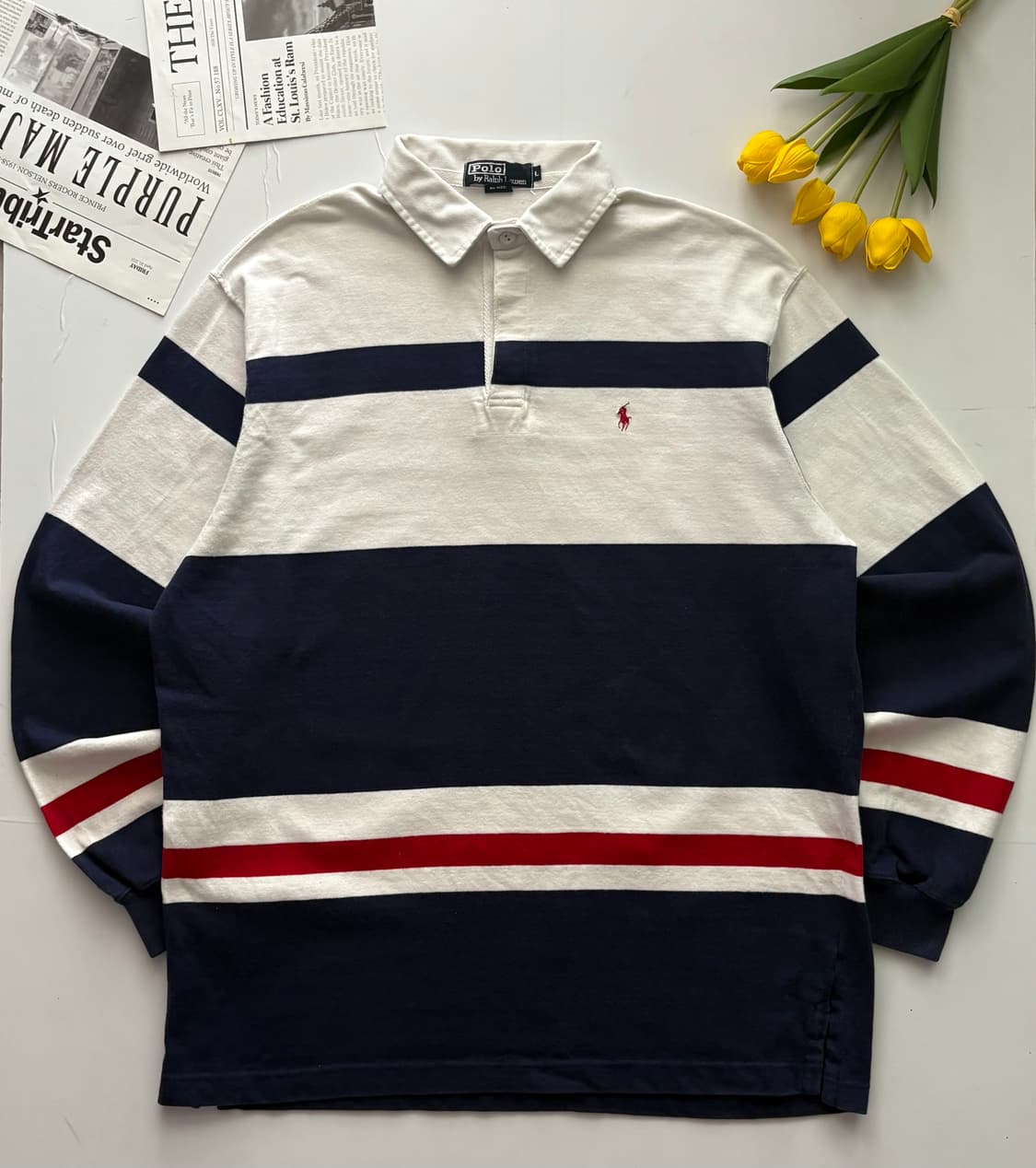 Polo 폴로랄프로렌 스트라이프 럭비티 상품이미지2