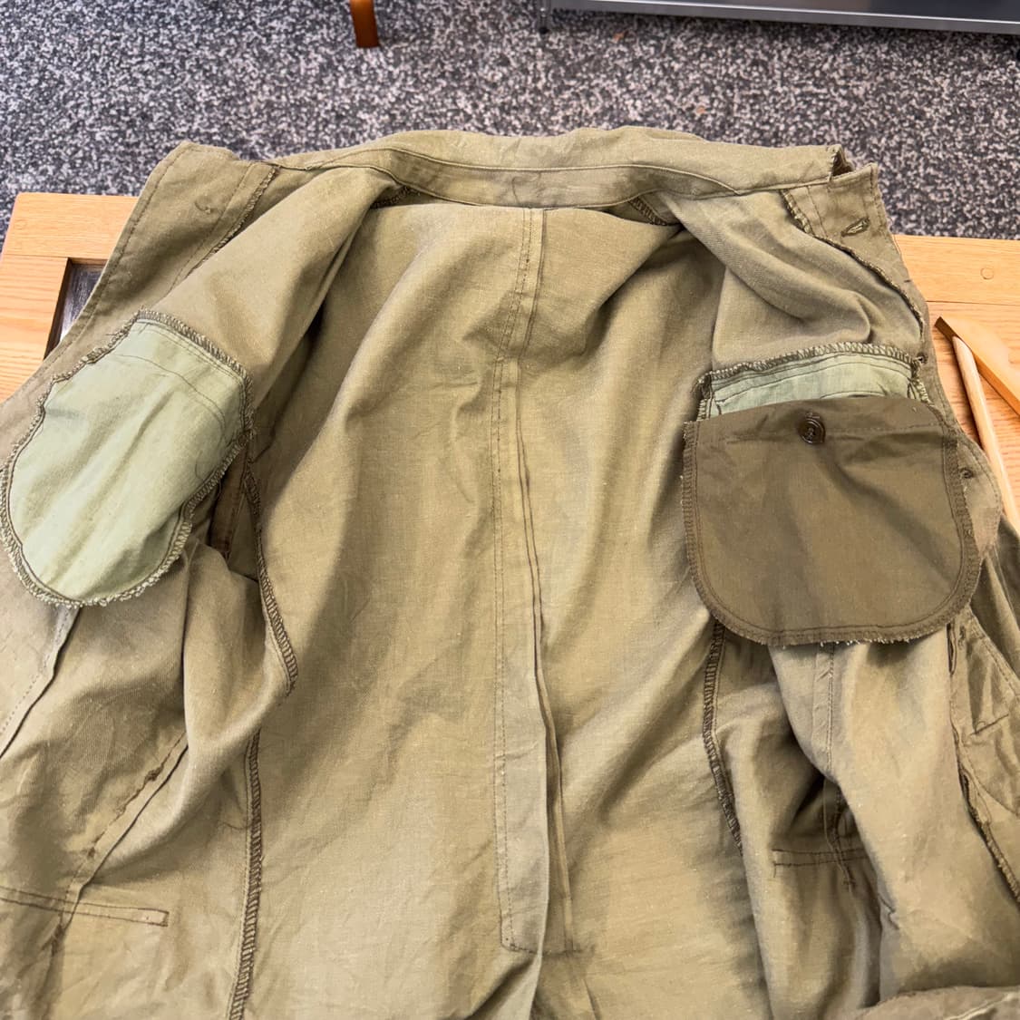 80s 빈티지 이탈리아군 필드 자켓 (M)   상품이미지6