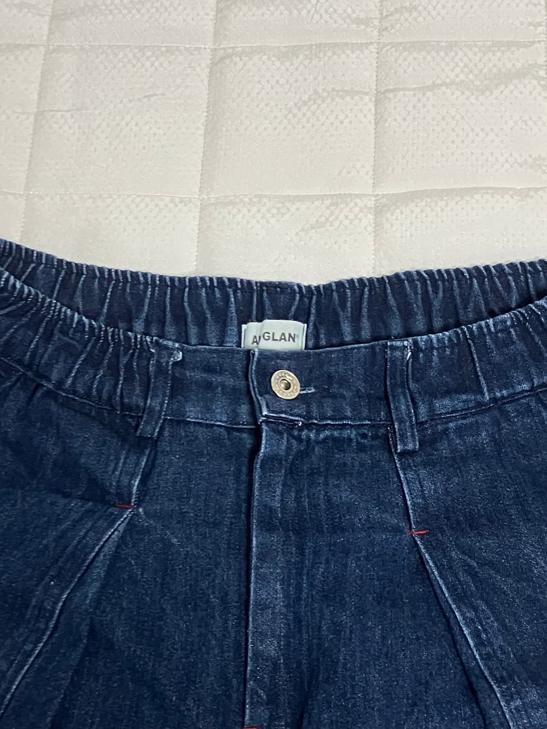 앵글런 데님 벌룬 쇼츠 상품이미지2