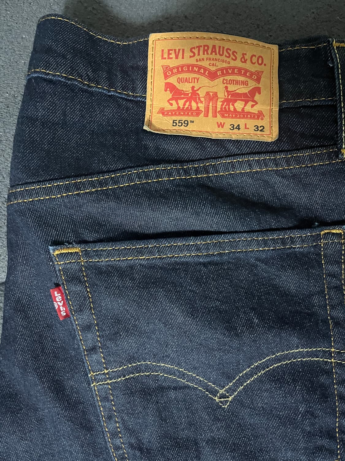 [34] 리바이스 559 생지 릴렉스 스트레이트 데님 상품이미지2