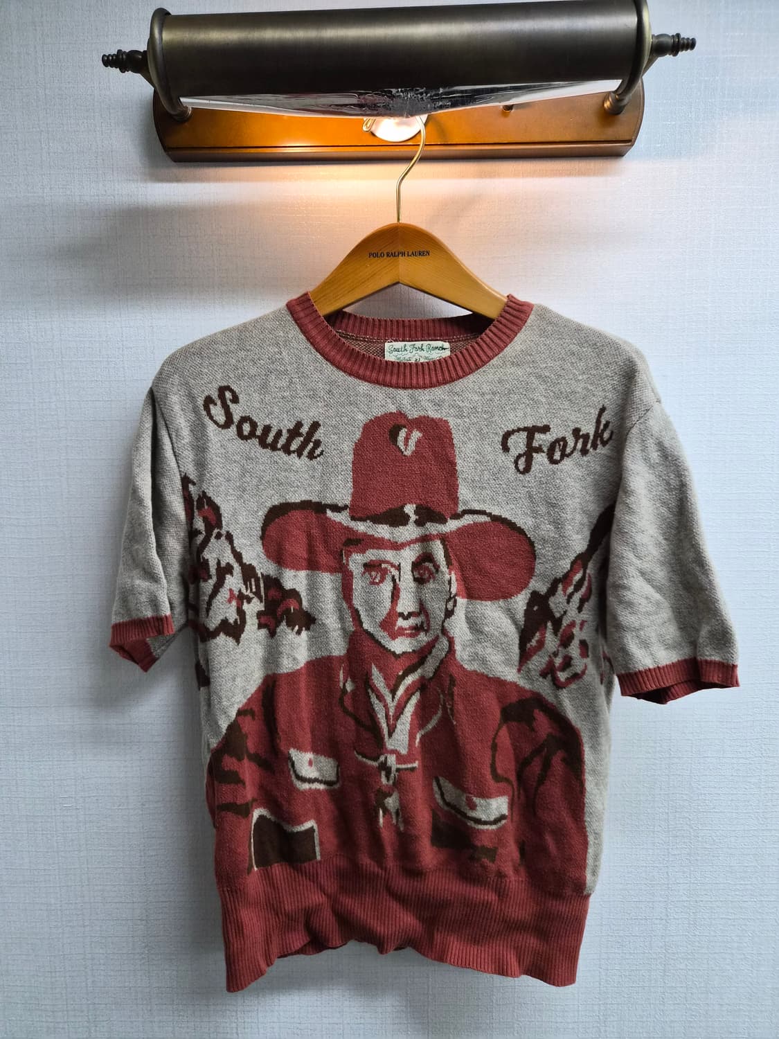 M/ 38) South Fork Ranch 웨스턴 반팔 니트 팝니다 상품이미지1