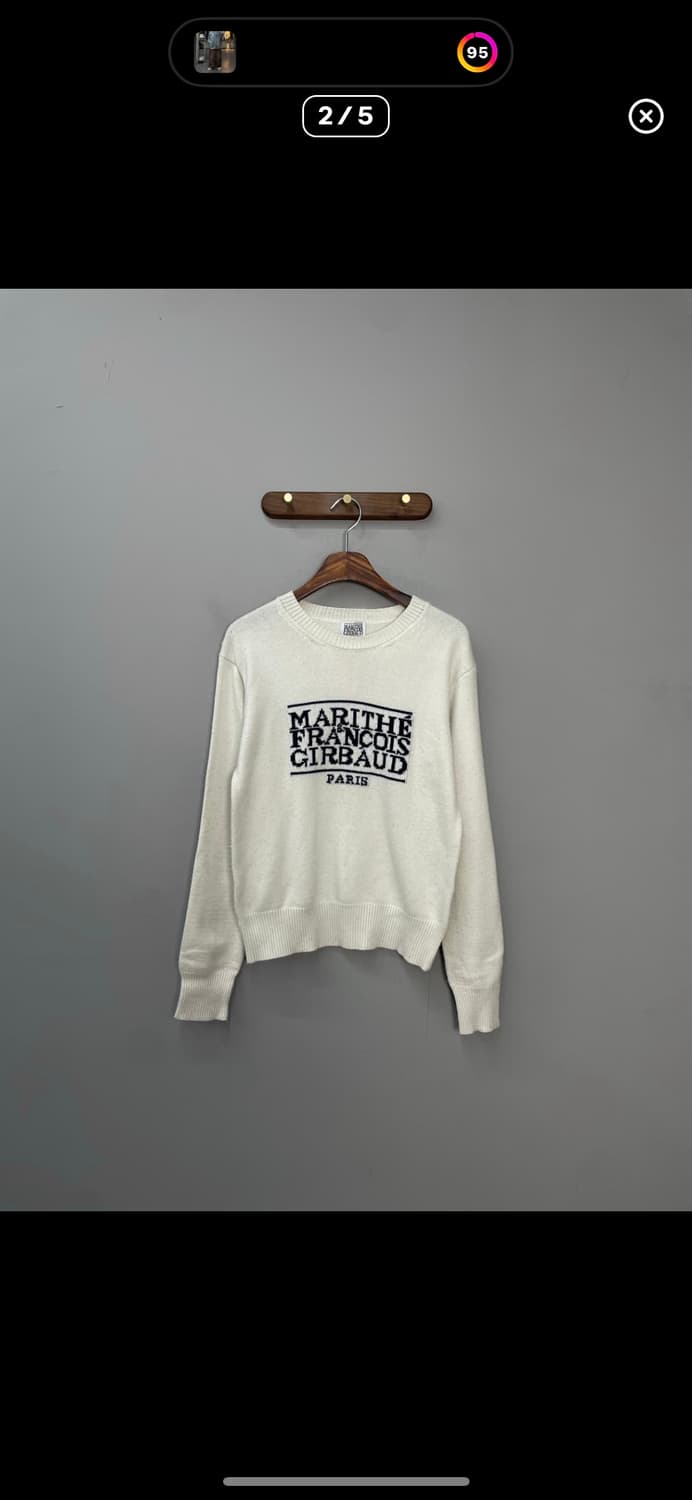 마리떼와 프랑소와 저버 클래식 로고 니트 A2931 상품이미지2