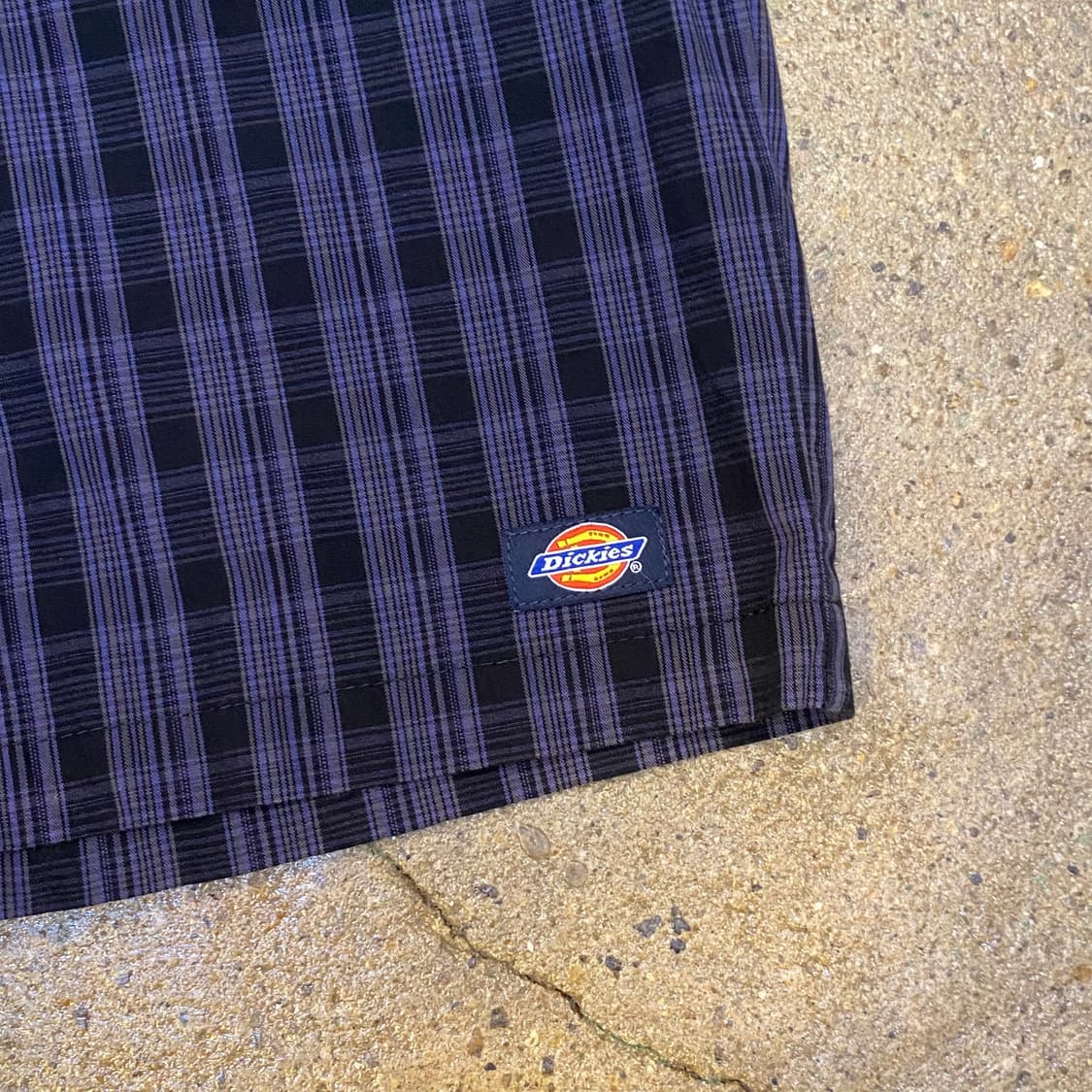 미국 빈티지 디키즈 체크 워크팬츠 반바지 상품이미지3