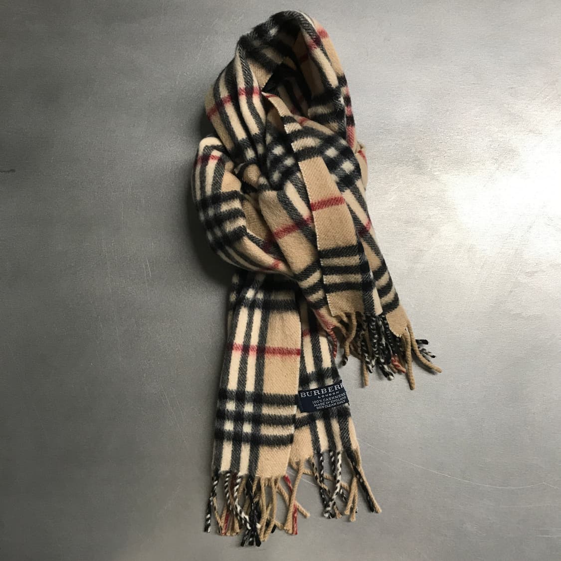 버버리 정품 캐시미어 머플러 베이지 상품이미지1