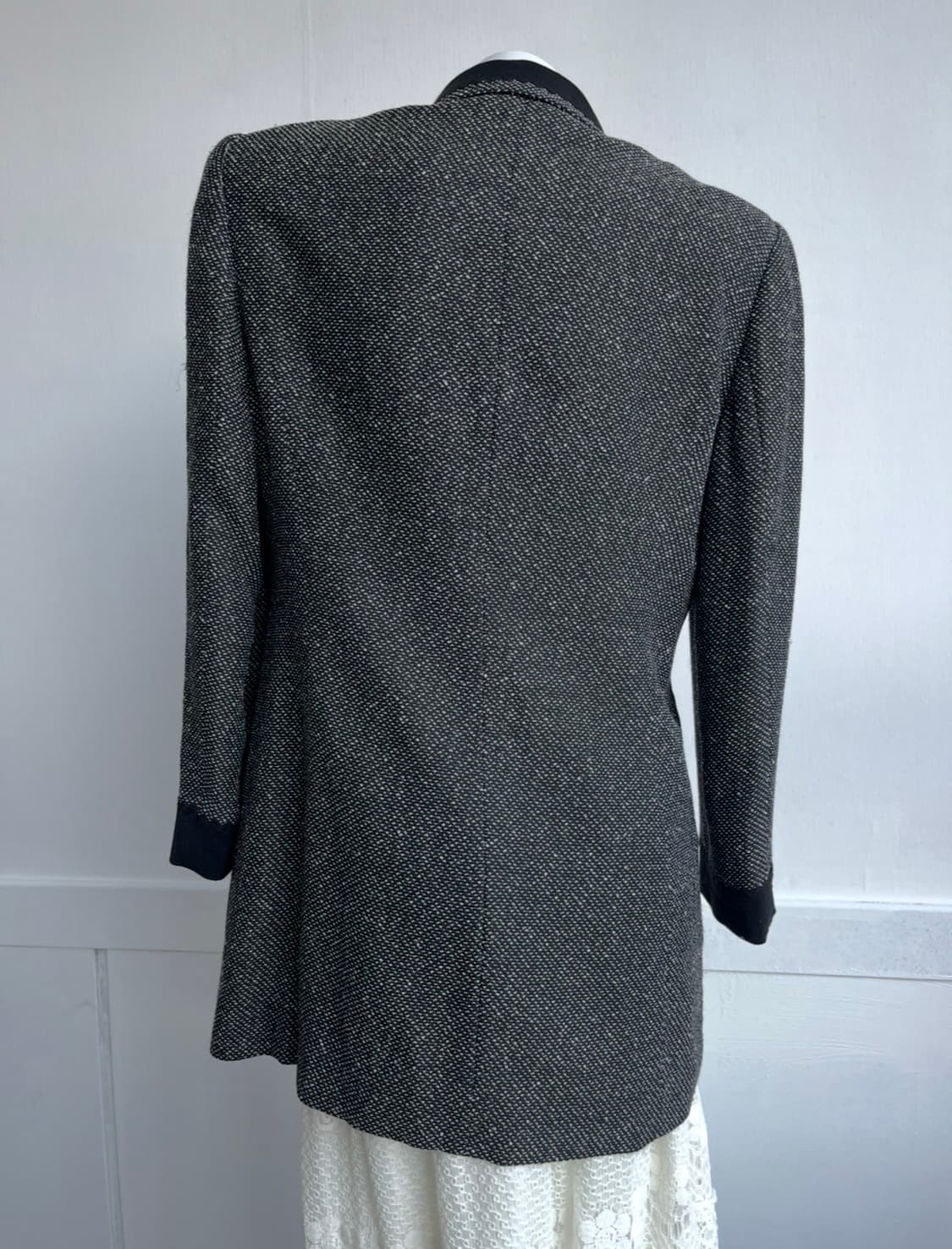 Addenda by RENOWN 블랙 카라 트위드 자켓 상품이미지5