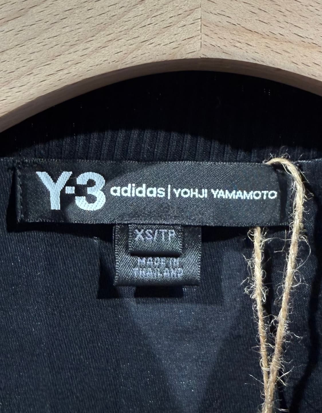 Y-3 아디다스 x 요지 야마모토 모크넥 로고 반팔 티셔츠 상품이미지6