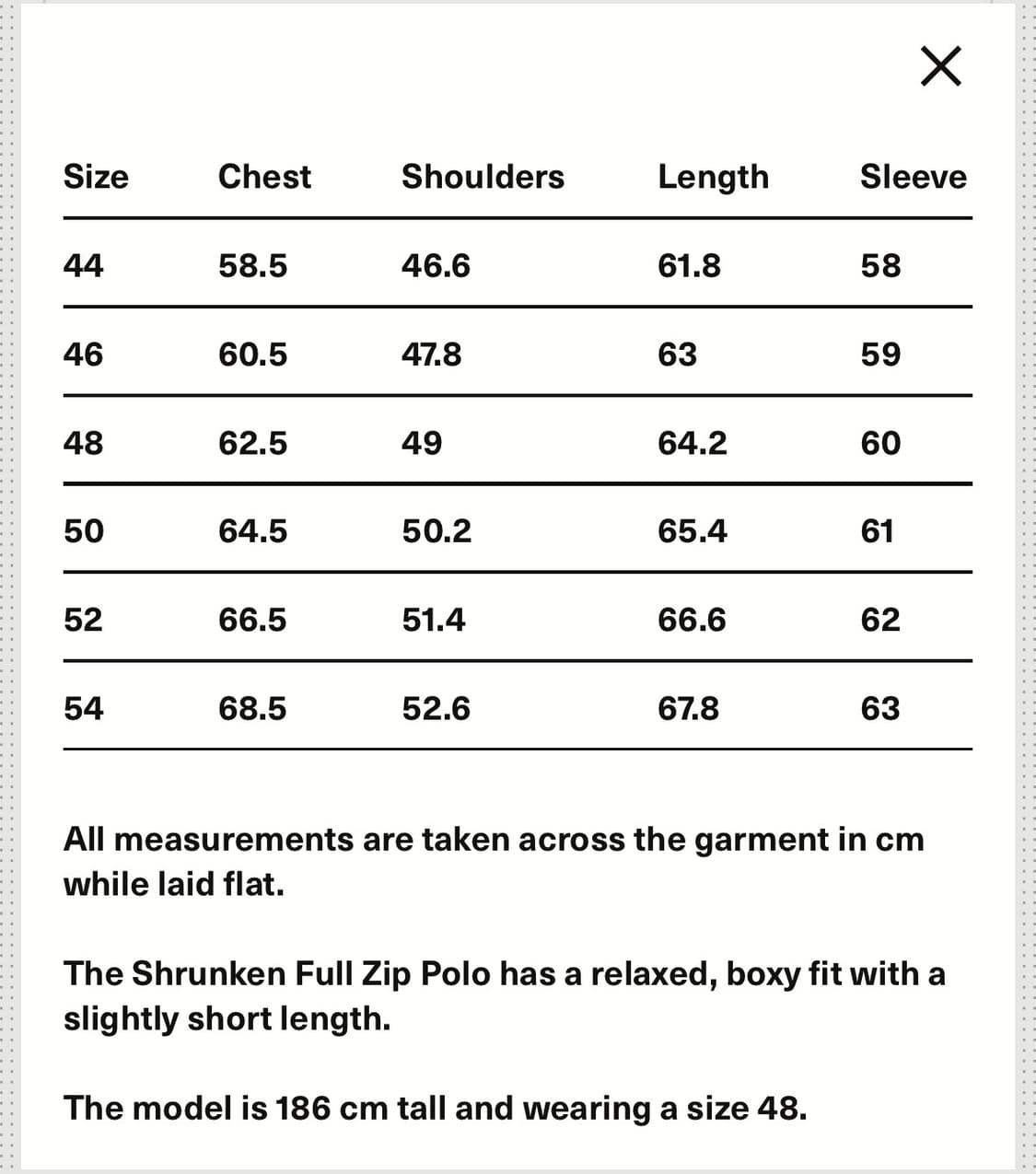 아워레가시 슈렁큰 풀집 폴로 48 팬텀 스트라이프 벨루어 상품이미지6
