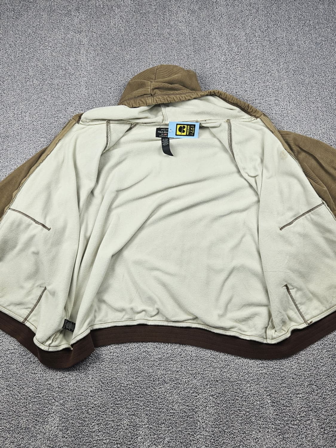 폴로 진스 컴퍼니 코듀로이 플리스안감 후드집업 ( XL ) / 10299 상품이미지8