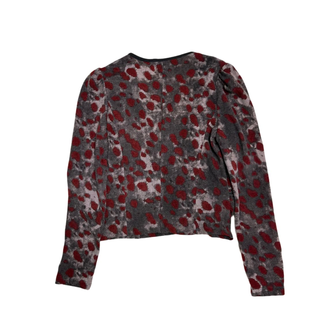 빈티지 레드 도트 가디건 상품이미지4