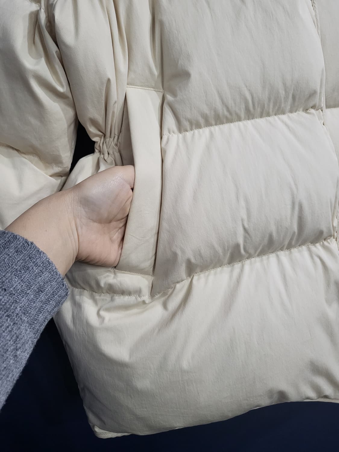 리플레인 장도연 넥 덕다운패딩 오버핏 상품이미지7