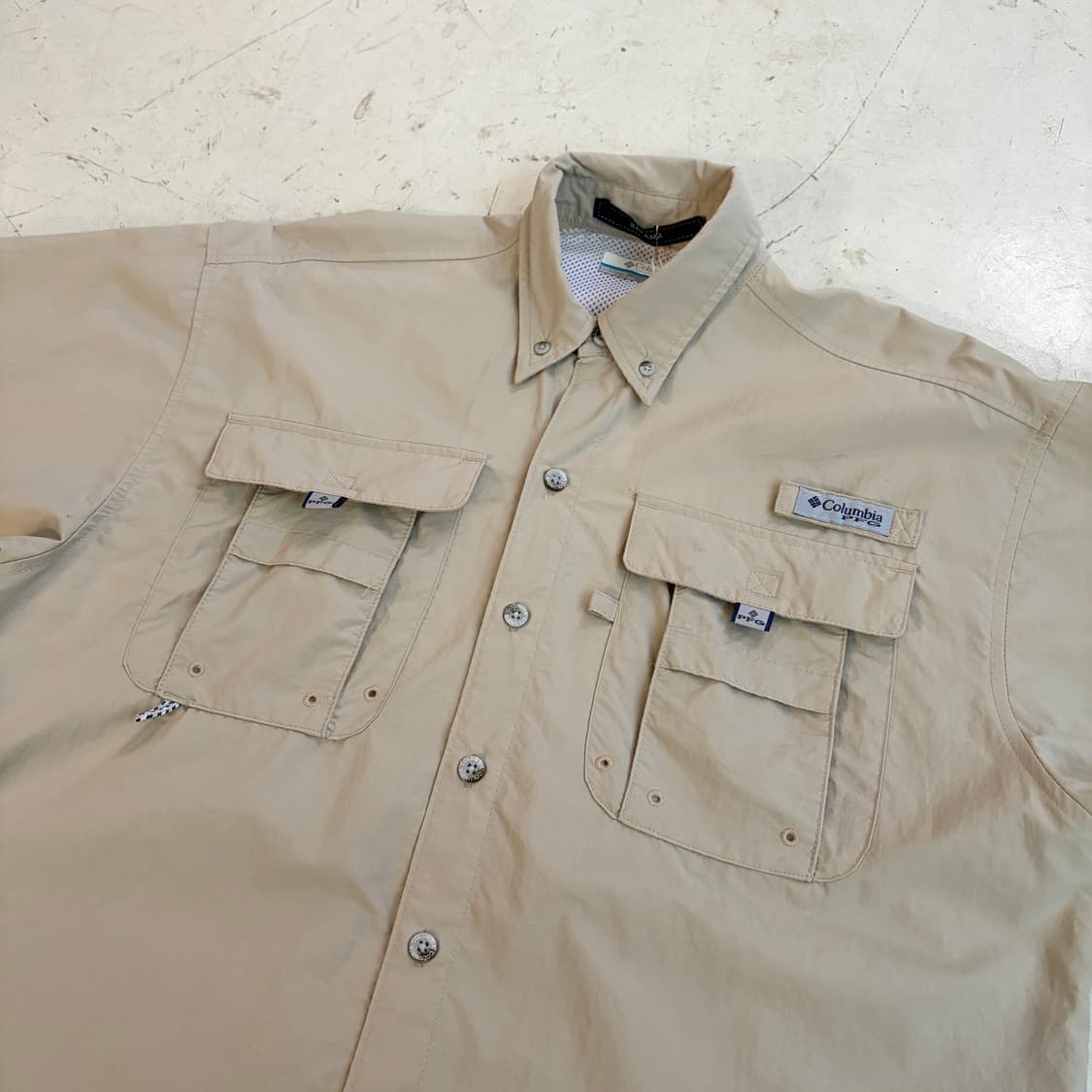 컬럼비아 PFG 빈티지 반팔셔츠 S 상품이미지4
