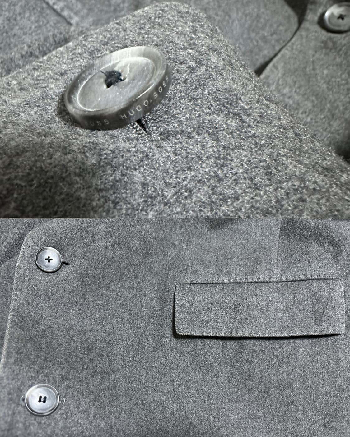 휴고보스 블랙라벨 캐시미어 블렌드 싱글코트 54/그레이 상품이미지7