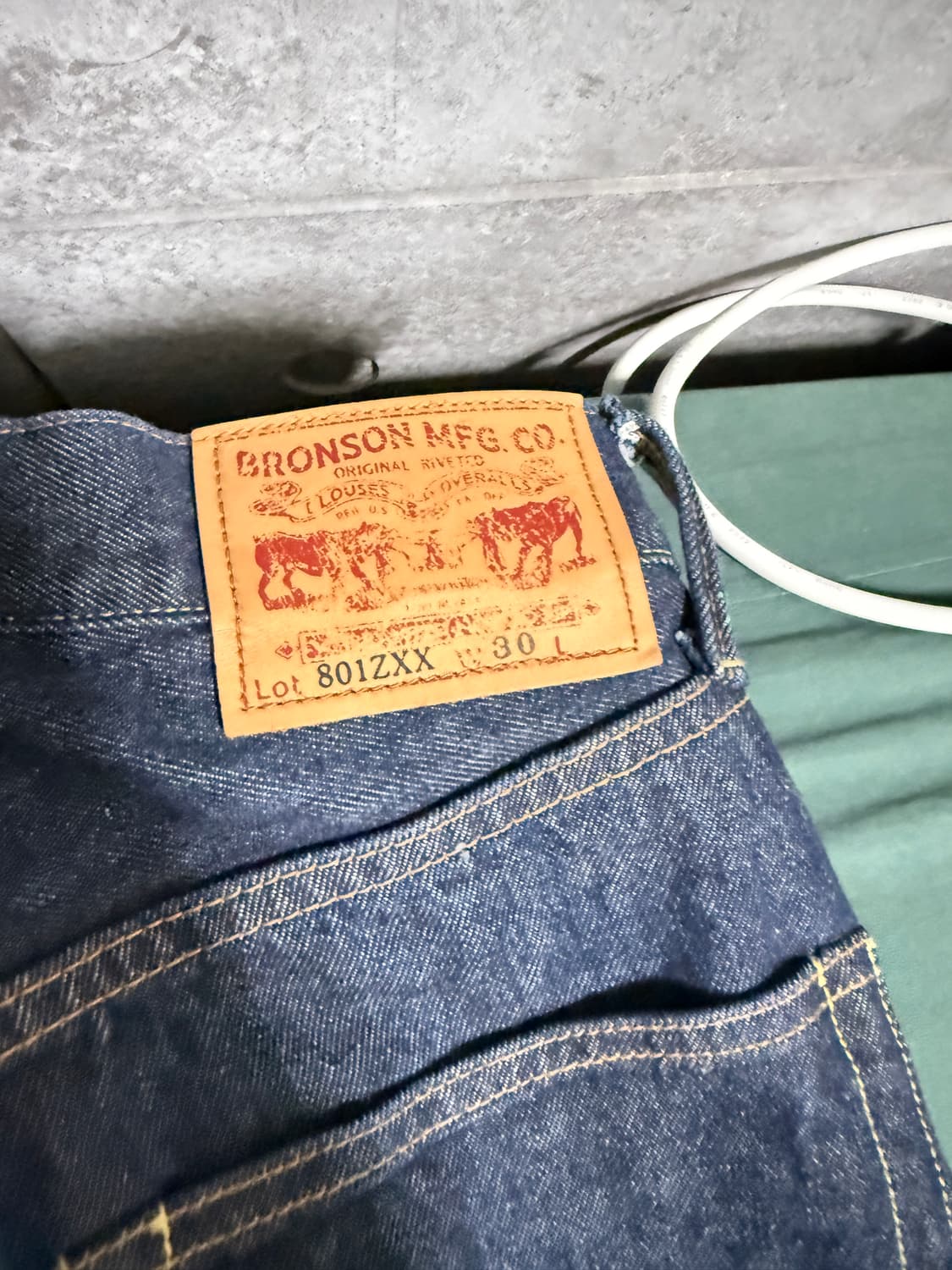 브론슨 LOT 801ZXX 데님 팬츠 상품이미지3