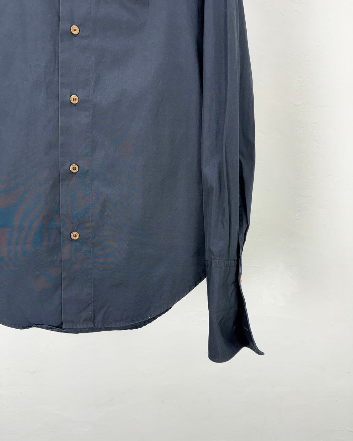 비비안웨스트우드 맨 블랙 고스트 오브 코튼 셔츠 상품이미지5