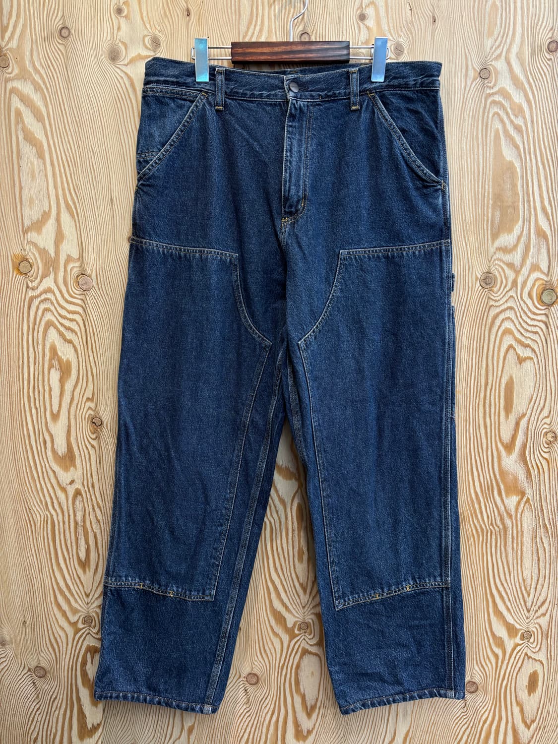 칼하트 wip 더블니 카펜터 워크 데님팬츠 상품이미지1