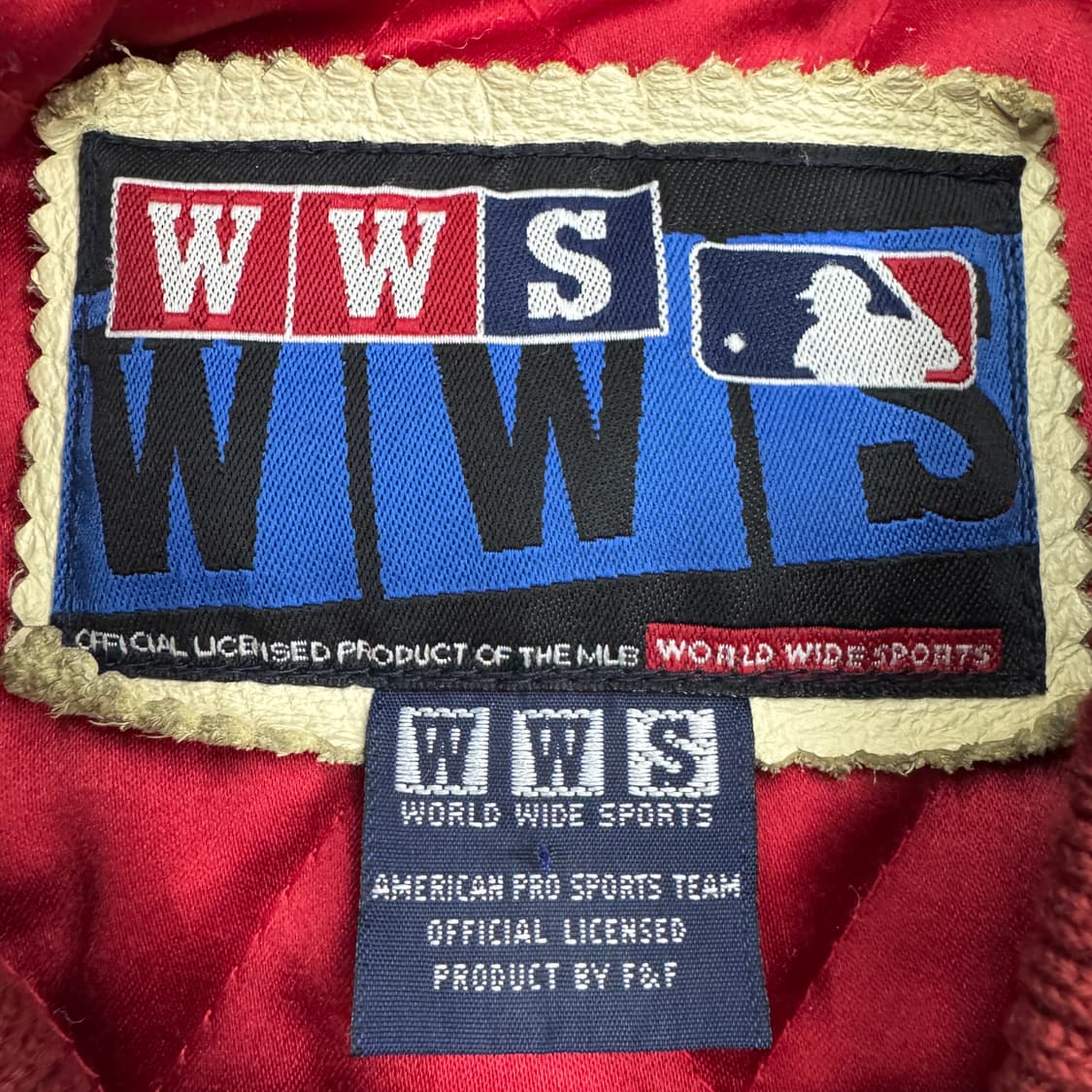 WWS MLB 90s 양키스 소가죽 모직 울 바시티 자켓 상품이미지6