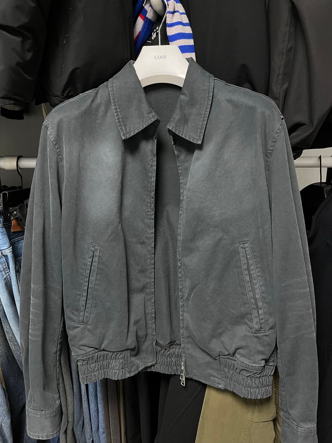 쿠어 브러쉬드 스윙 탑 자켓 m사이즈 상품이미지2