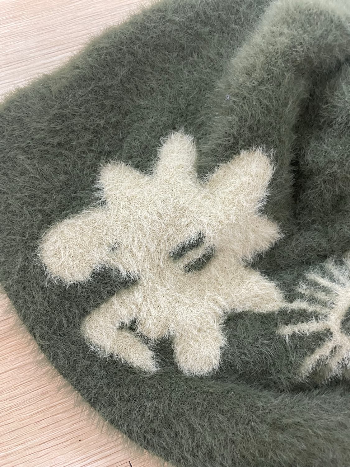 선러브 Cali Shaggy Beanie Olive 상품이미지3