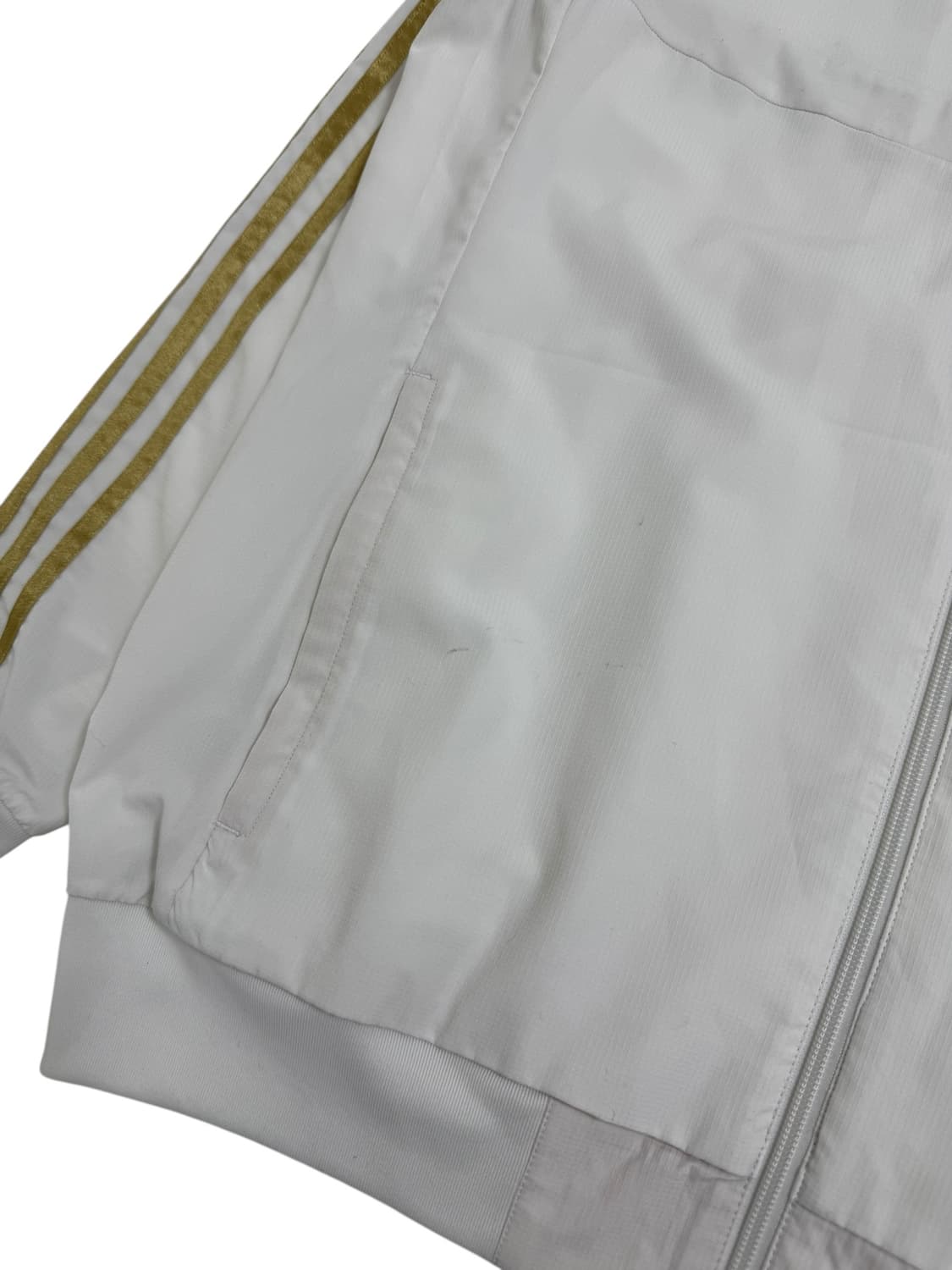 아디다스 레알마드리드 화이트 골드 집업 상품이미지7