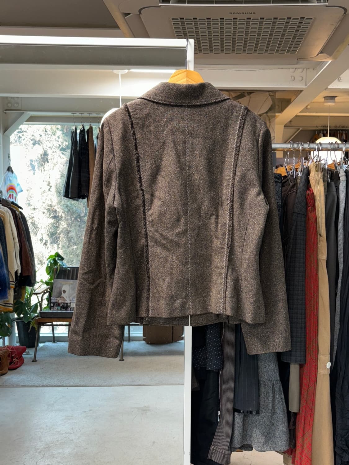 히로코 비스 집업 울자켓 상품이미지2