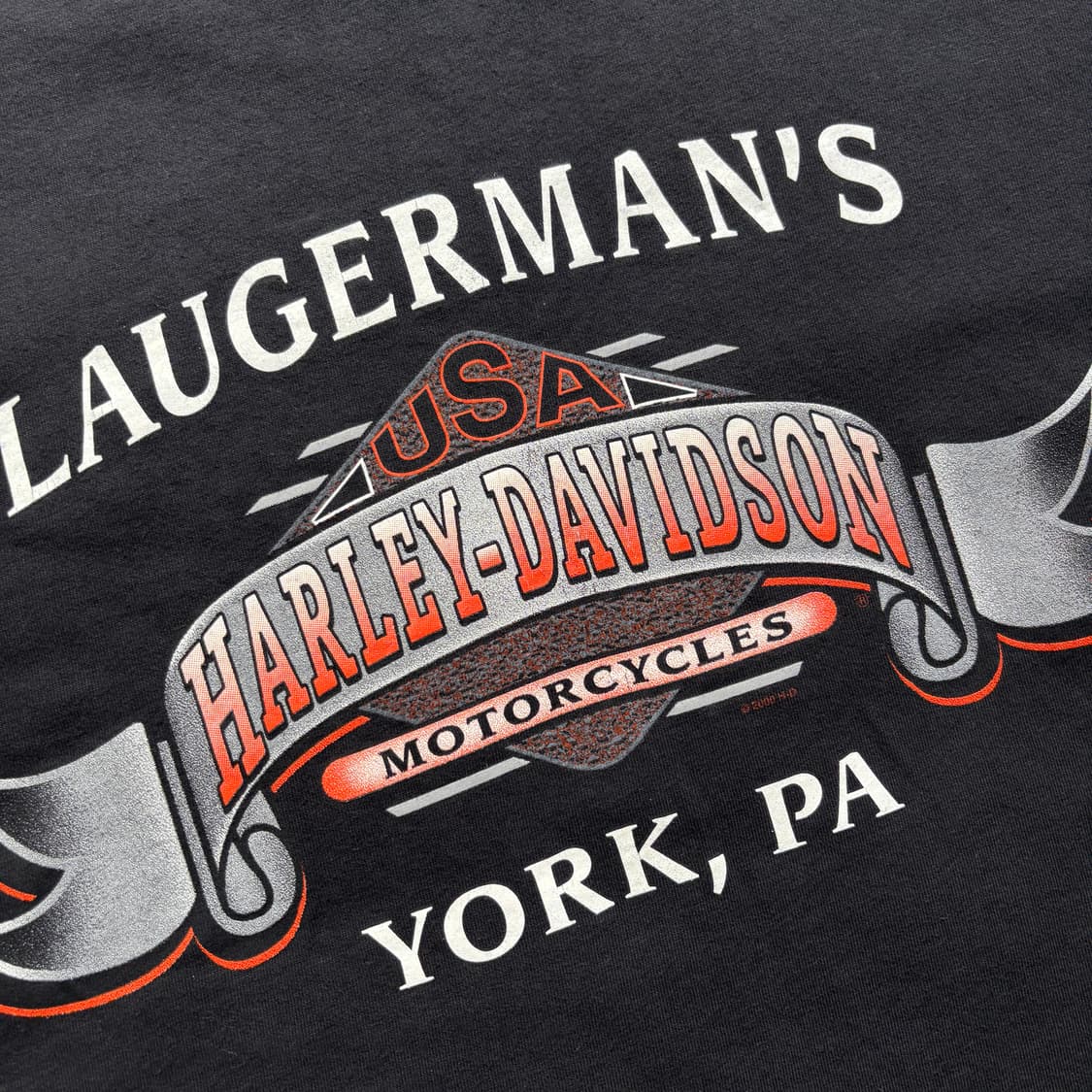 빈티지 할리데이비슨 라이트닝 티셔츠 상품이미지4