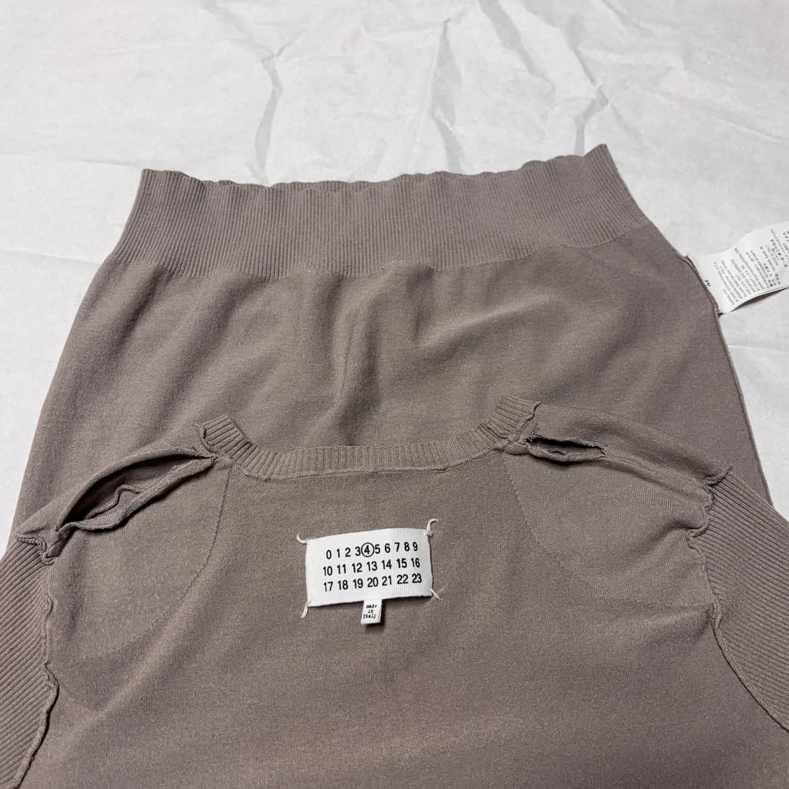 Maison margiela 메종 마르지엘라 얇은 니트 상의 탑 상품이미지5