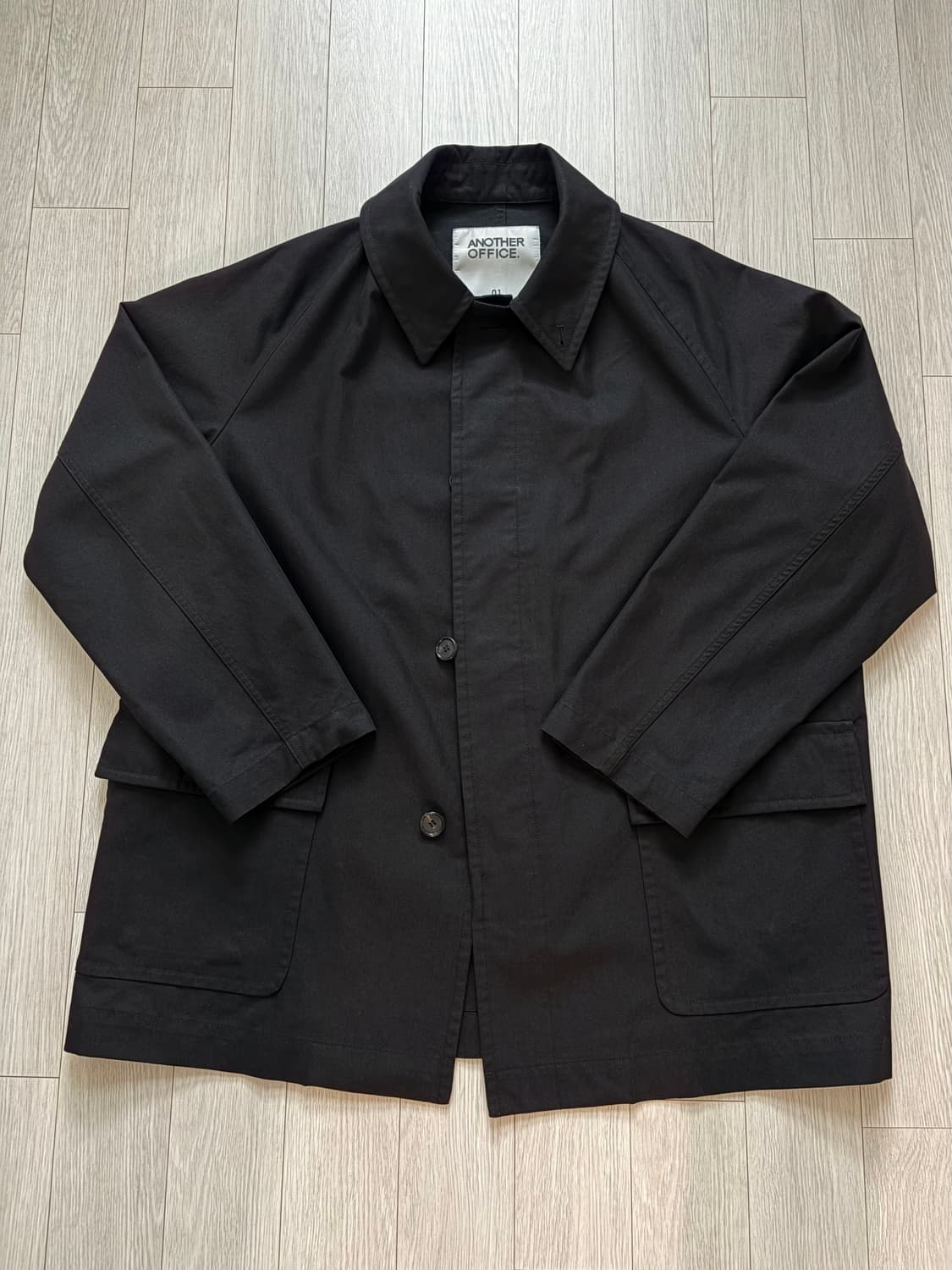 [01]어나더오피스 보이저 하프 발마칸 블랙 상품이미지2