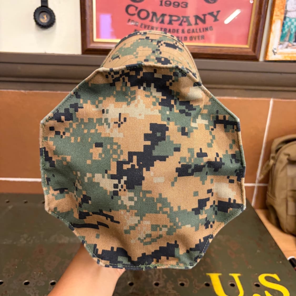 미해병대 USMC MARPAT 유틸리티 캡 오리지널 Medium 상품이미지5