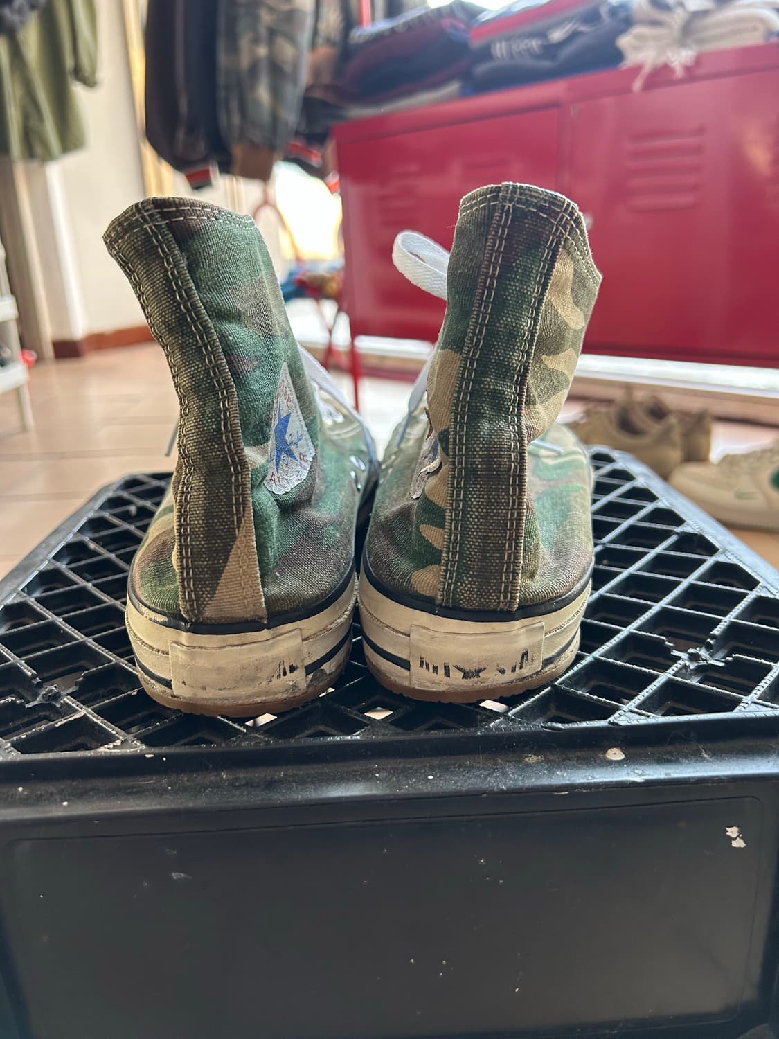 90‘s USA컨버스 83카모하이 270-275size 상품이미지4