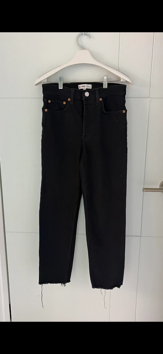 RE/DONE 블랙 스토브파이브 데님 27사이즈(26) 정품 상품이미지5