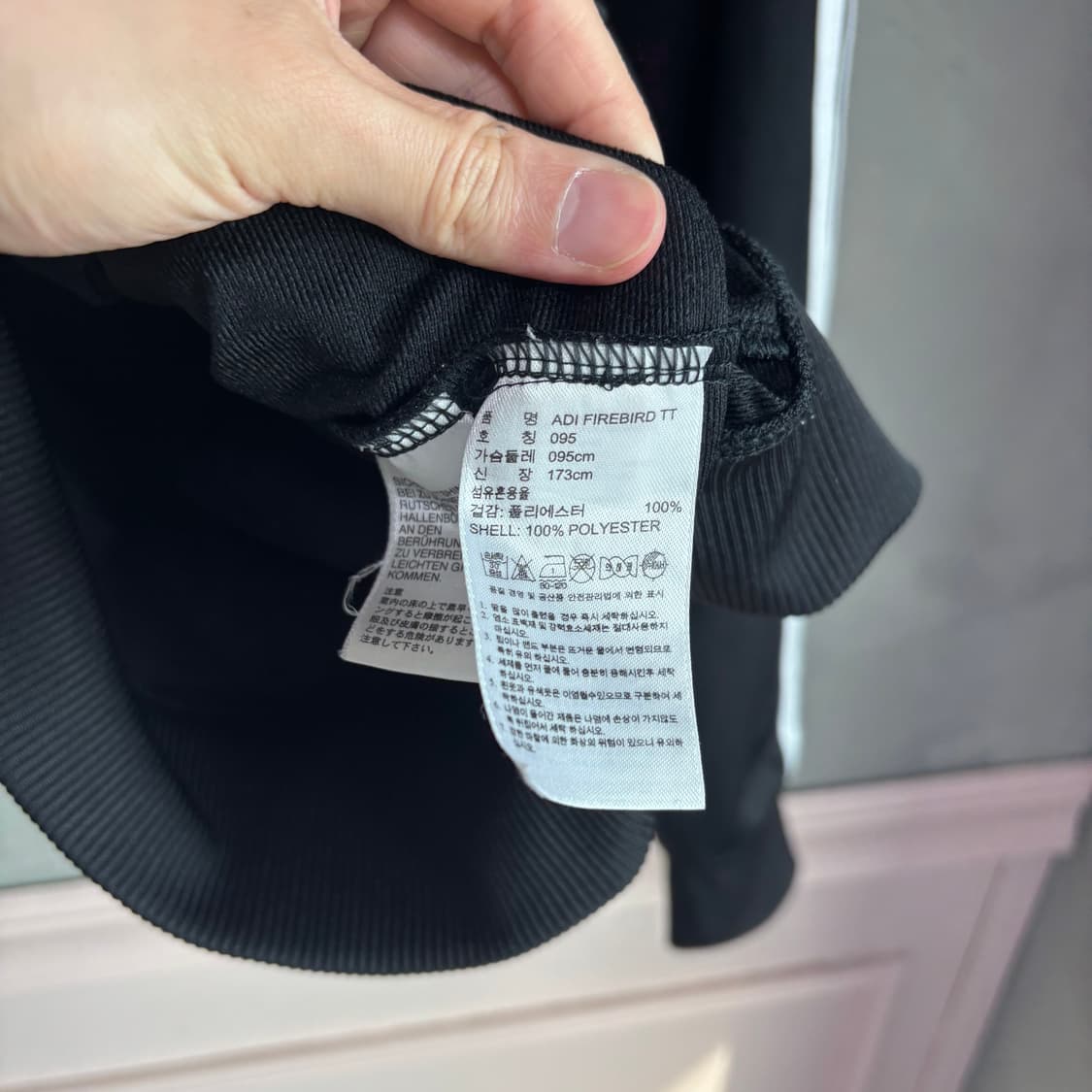 아디다스 파이어버드 져지 트랙탑 블랙 상품이미지3
