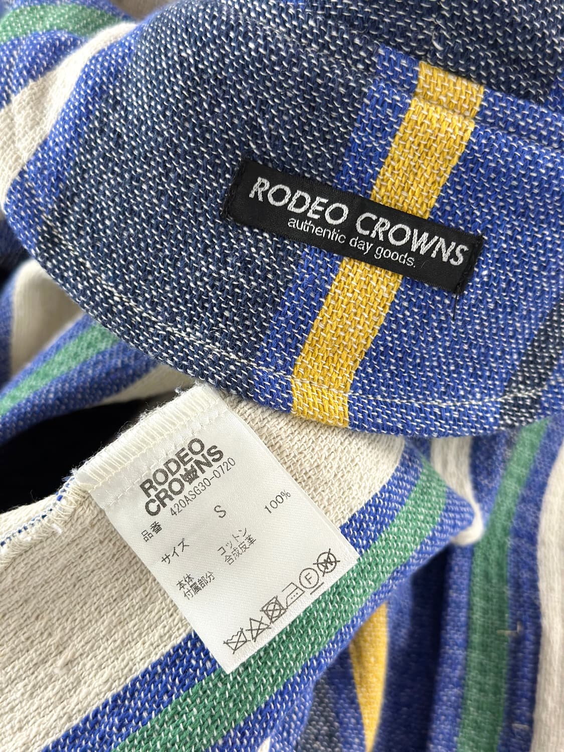빈티지 로데오 크라운스 스트라이프 멕시칸 후디 자켓 상품이미지10