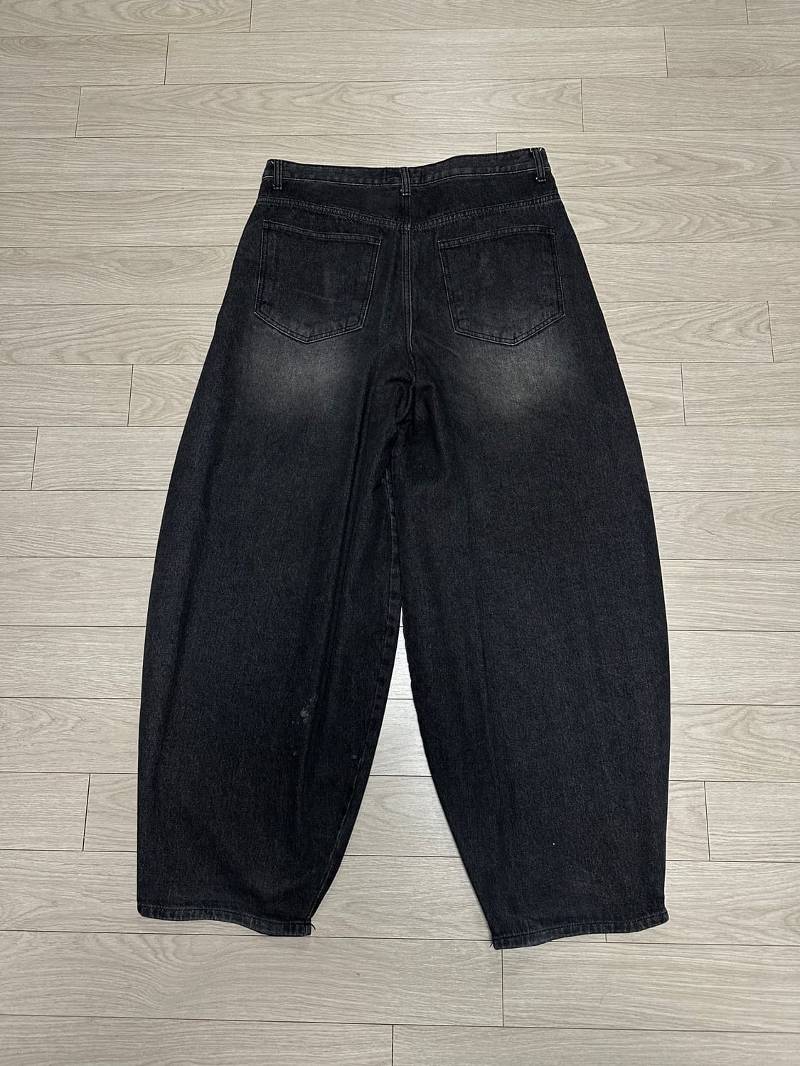 벌룬 와이드 흑청  상품이미지2