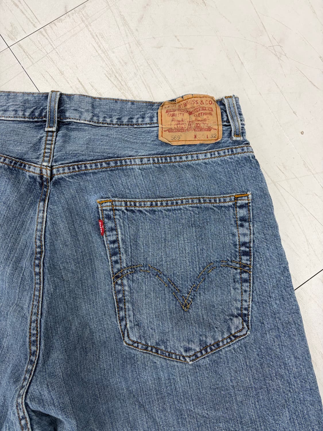 a232) 36 리바이스 569 루즈스트레이트 상품이미지6