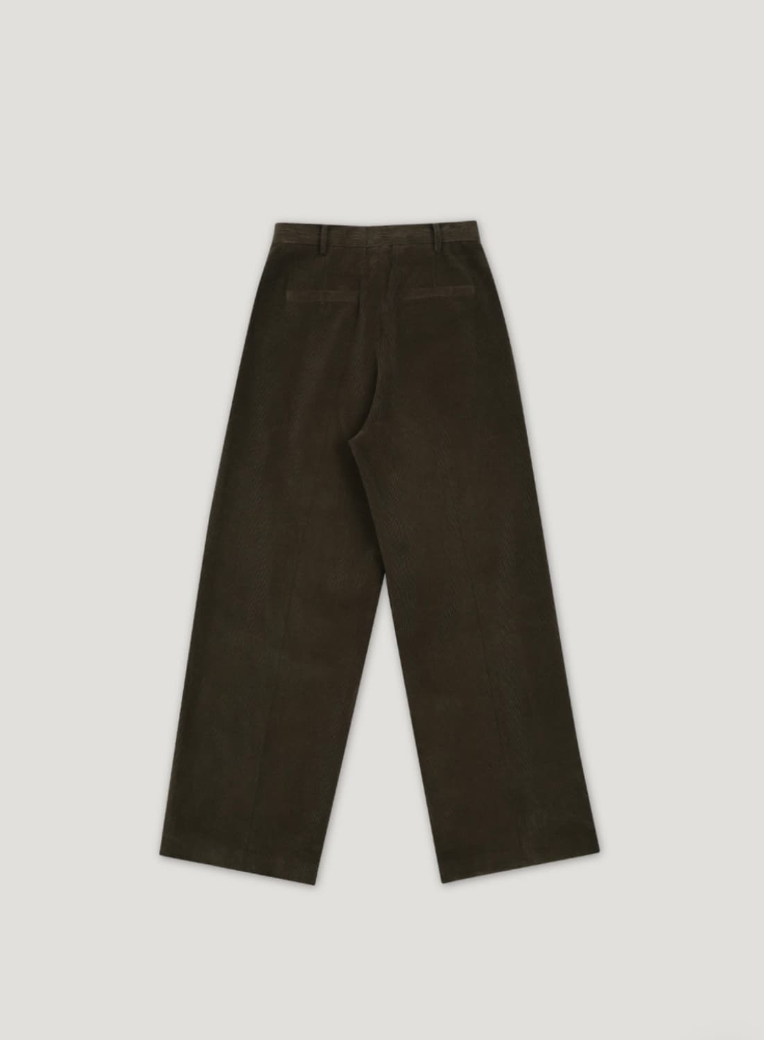 [르모어/미착용] 코듀로이 핀턱 슬랙스 카키 상품이미지9