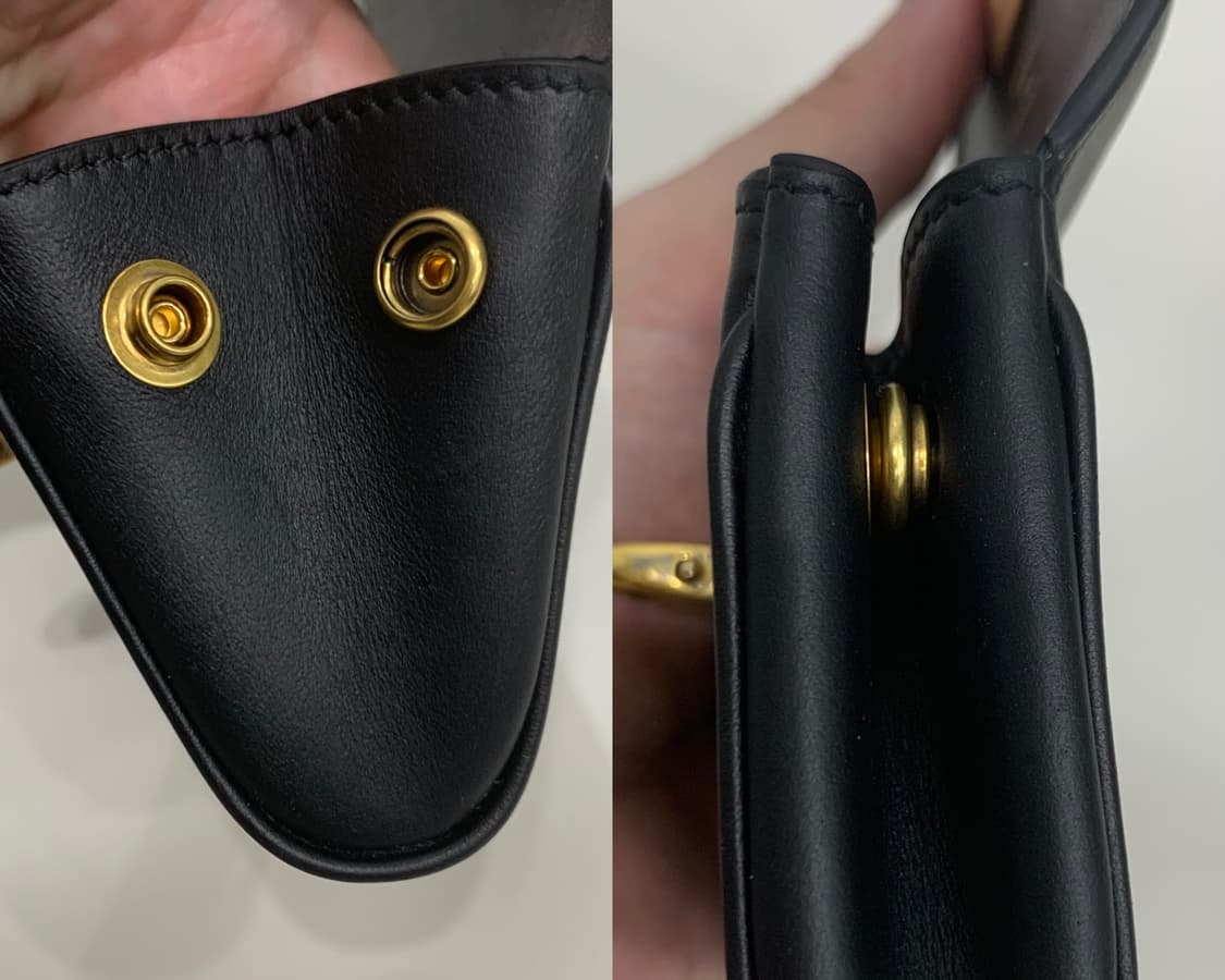 [OS]발렌시아가 로데오 플랩 카드 홀더 지갑 블랙 상품이미지5